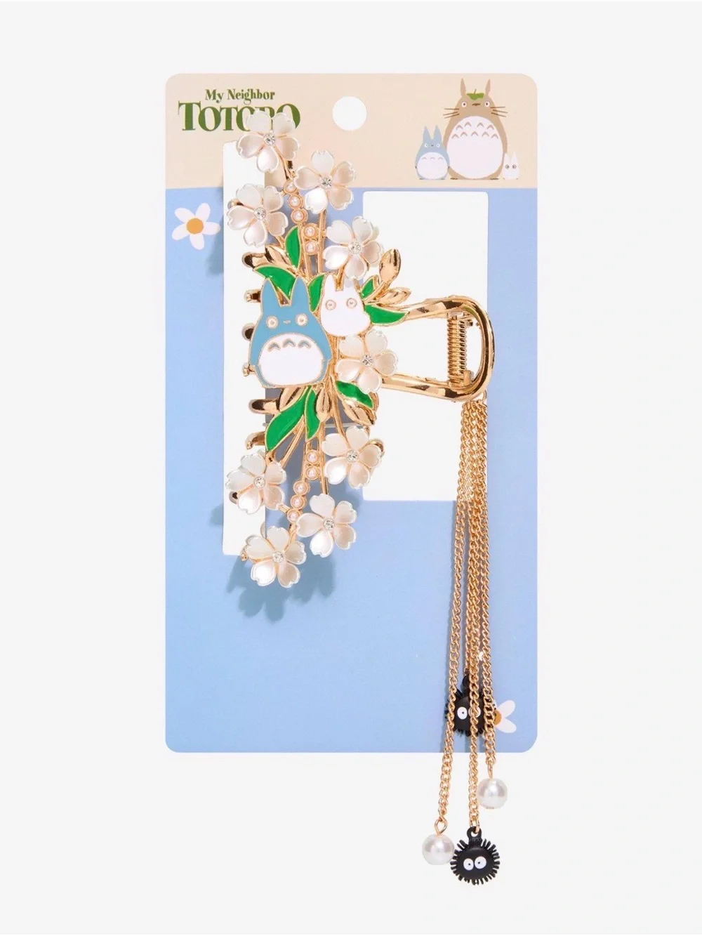 New Studio Ghibli® My Neighbor Totoro Floral Claw Clip with Charms